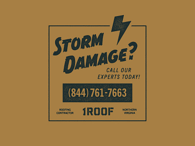 1ROOF Storm Swag branding branding agency brave little beast design illustration lockup logo magic swag texture type vector