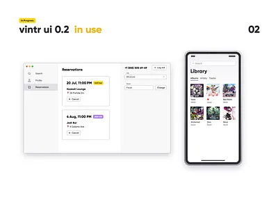 vintr ui (in use) figma ui