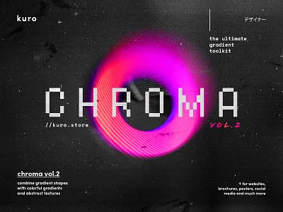 Chroma Grainy Gradient Textures Vol2 branding chroma design gradient gradients graphic design illustration logo photoshop template texture ui ux design vector vivid