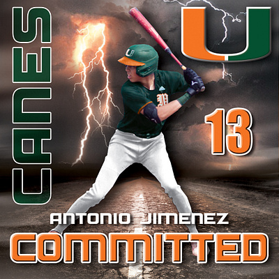 Canes Baseball canes baseball commitment edit photo edit photoshop