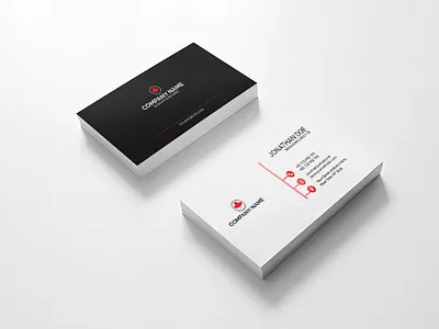 red business card business card design business cards corporate business card corporate design creative business card creative design design illustration ui