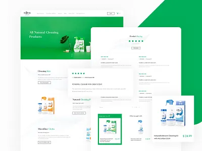 Aspen Clean - Online Store & Services Website booking clean cleaning cleaning company cleaning service design ecommerce healthy online shop online store photoshoot set design ui ux vegan webdesign website www