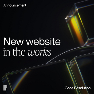 New website in the works 3d agency announcement brand branding digital rebrand studio web webagency webdesign website