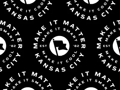 MBB Badge badge branding design flag icon kansas city logo mark stamp trash typography vintage