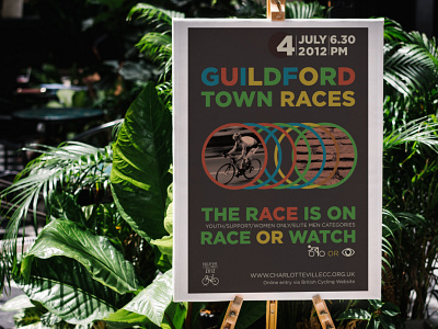 Guildford Town Criterium design print
