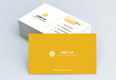 Duotone yellow simple business card branding business business card card concept creative design ecommerce graphic design identity logo