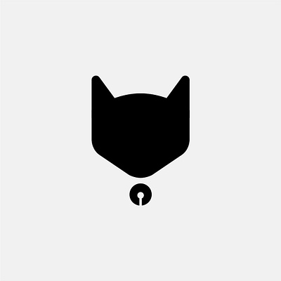 Meow⁠ adorable animal animals bell branding cat cats cute design flat logo minimal simple vector