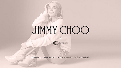 Jimmy Choo x CC [Pitch Deck] co branded collaboration customization deck elegant graphic design layout pitch deck presentation subtle