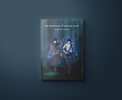 Anime-styled Book Cover art book branding cover design illustration