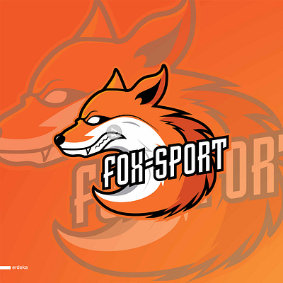 Fox Sport branding design fox fox illustration fox logo game design illustration logo tshirt vector