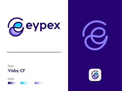 Eypex letter e logo concept abstract brand and identity brand identity branding branding agency business logo concept e e logo identity letter logo lettering logo lettermark logo design logo mark logodesign logotype simple symbol vector