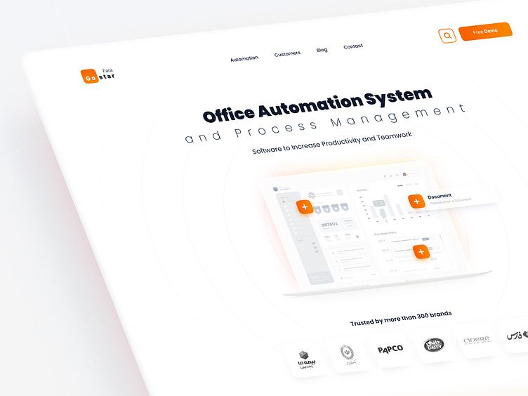 Office Automation System - Website Design