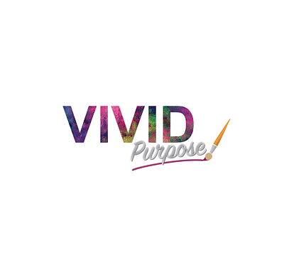 Vivid Purpose Logo branding design graphic design illustration logo typography