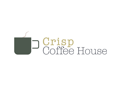 Crisp coffee house branding design graphic design illustration logo vector