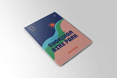 Shoreham Bike Park Vision Document branding brochure illustration