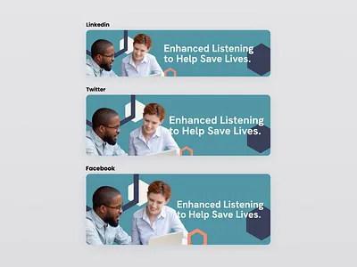 Clarigent Health Social Banners branding design flat mental health minimal social banner social media vector