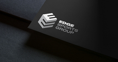 EDGE Sports Group: Rejected Logo Concept brand identity branding design graphic design logo print typography vector