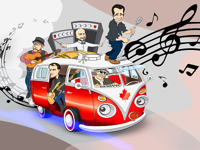 band caricature caricature cartoon graphic design illustration