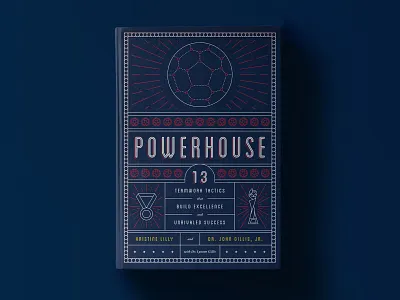 Powerhouse Book Cover book cover book covers linework monoline monolinear soccer