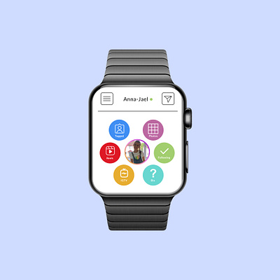 Apple Watch Instagram Design apple apple watch dailyui dailyui004 dailyui005 dailyuichallenge design illustration instagram interaction ui uiux user userprofile ux vector