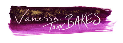 Vanessa Tarr Bakes hand drawn illustration logo