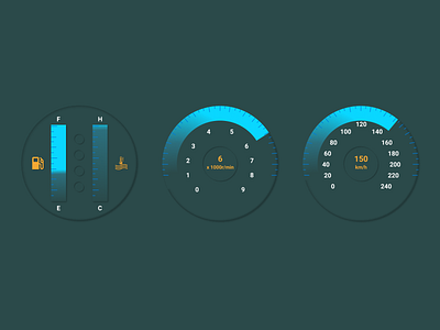 Daily UI/ Car Interface - #034 car figma interface pannel ui web