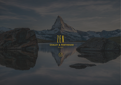 Luxury Chalet Landing Page design landing page travel ui ux web