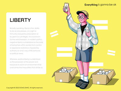 About Liberty character graphic design illustration liberty medicine poster ui web