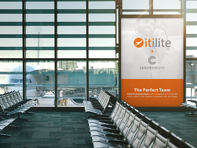 Itilite x CC [Pitch Deck] airport branding collaboration concept deck design flow graphic design layout partnership pitch deck