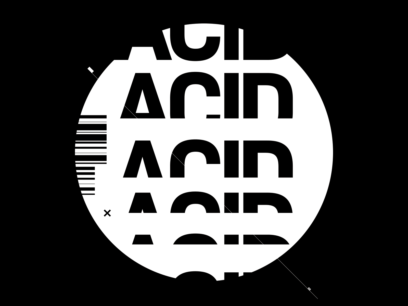 SUBHUSTLE TEE 01 - ACID DROP acid acidhouse dj guest dj guest mix house music housemusic merchandise mix series print screenprint tshirt typography design