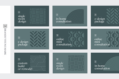 Interior Design Service Graphics geometric interior design midcentury