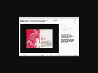 Shot #14056465 branding brutalism cargo grid grid system layout monochrome portfolio portfolio site responsive swiss trend typography ux web design website