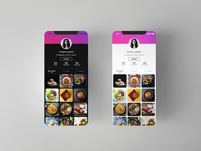 Profile page 100daychallenge @daily ui color dailyui design designchallenge figma instagram profile page ui