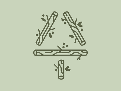 Lil' Tree badge branches branding geometric green leaf leaves logo logo design logo mark logs nature nature logo seal texture tree tree logo