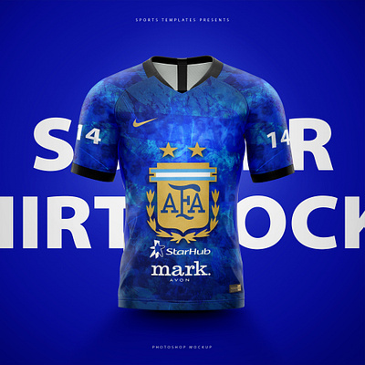 FOOTBALL SOCCER SHIRT BUILDER MOCKUP 4K 4