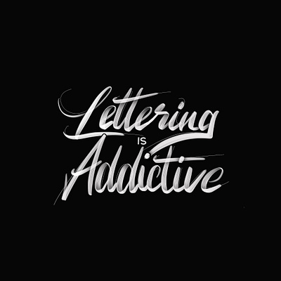 Lettering is addictive calligraffiti calligraphy calligraphy and lettering artist calligraphy logo design graphicdesign illustrator ipadpro ipadprocreate lettering art logo logodesigns photoshop procreate procreatelettering