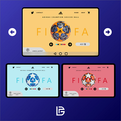 FIFA soccer ball shop adobe xd design fifa illustrator peyman design peymandesign photoshop shop ui uiux web xd