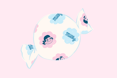 🍬 milky candy illustration japanese milky sweet