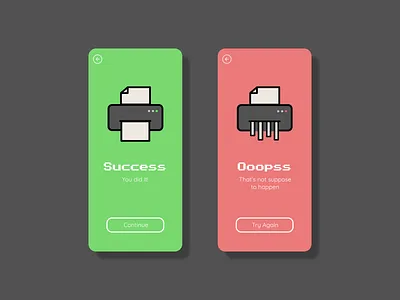 DailyUI 011 Flash Message daily 100 challenge dailyui dailyuichallenge figmadesign flash message printers