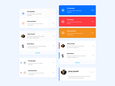 Notification UI concept design card card design cards ui components design icon ildiesign notification ui ui design ui design daily ux