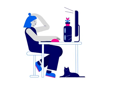 Gamer Girl for Facebook Gaming character design facebook ad facebook gaming gamer gamers illustration kimberly mar