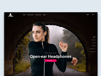 Gorilla Audio homepage business website design ui ux webdesign