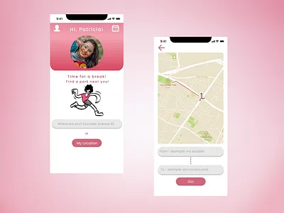 Daily UI #20 android app dailyui dailyuichallenge design illustration location location tracker tracker ui user interface