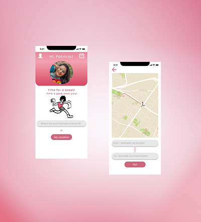 Daily UI #20 android app dailyui dailyuichallenge design illustration location location tracker tracker ui user interface