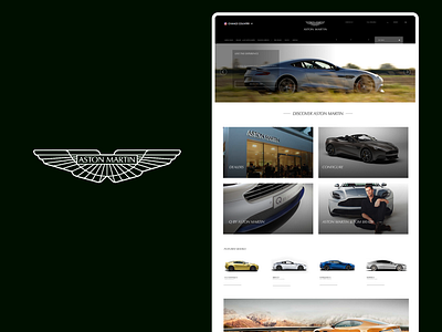 Aston Martin Redesign aston martin cars design homepage ui ux