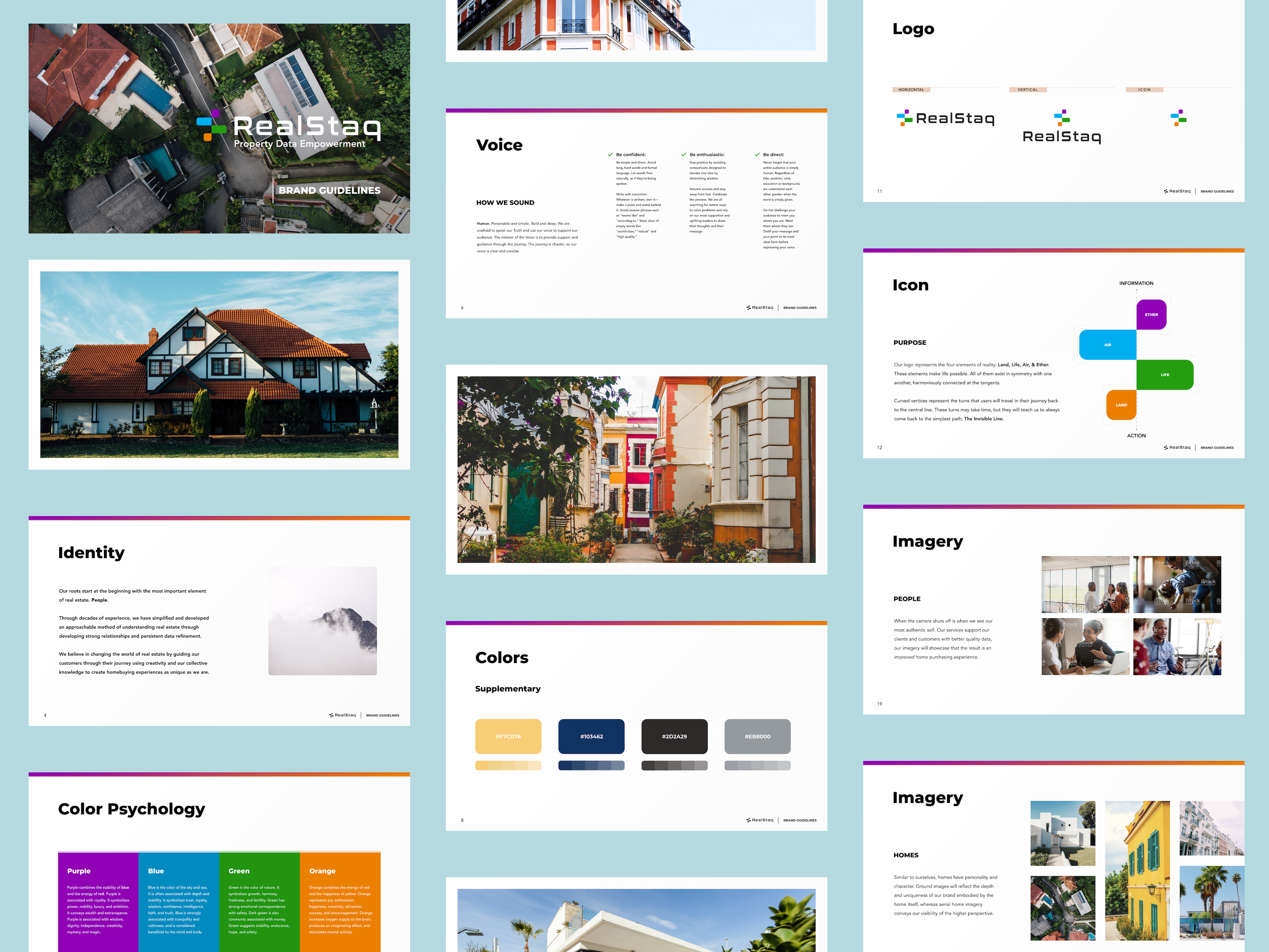 Example of RealStaq Brand Guide