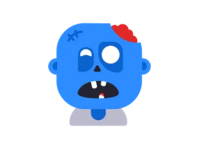 Zoombie illustration illustration digital zombie zoom