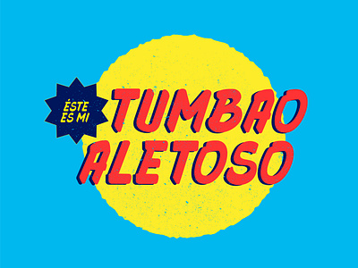 Lettering Tumbao Aletoso brushpen casual font design letter lettering music art salsa sign painting type typography vector vinyl cover vinyl record