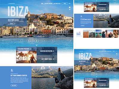 Travel Site Web Mockup design destination travel web