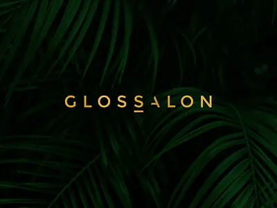 Glossalon brand branding business card design design graphic design icon identity logo minimal salon typography vancouver vector visual